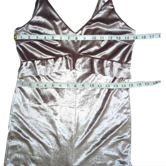 Magnolia South Velvet Flare Jumpsuit Size S - Picture 2 of 7